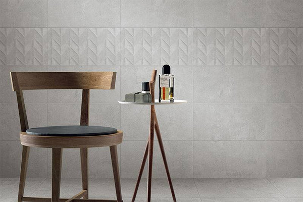 Allure Concrete Putty Porcelain - Stone and Tile Projects