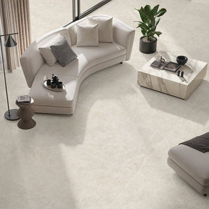 Almeria Travertine Bianco Porcelain - Stone and Tile Projects