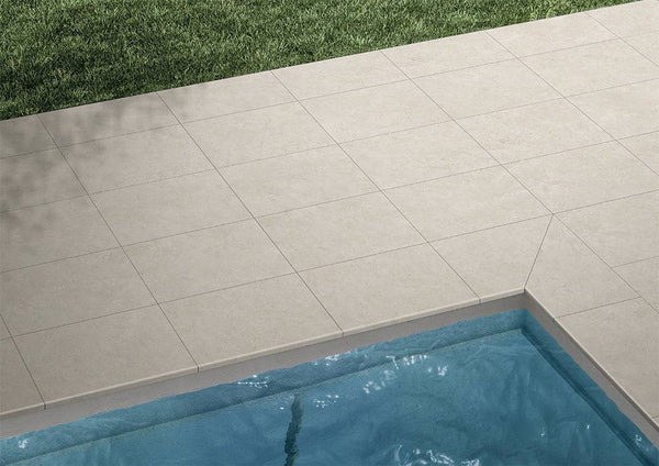 Almeria Travertine Bianco Porcelain - Stone and Tile Projects