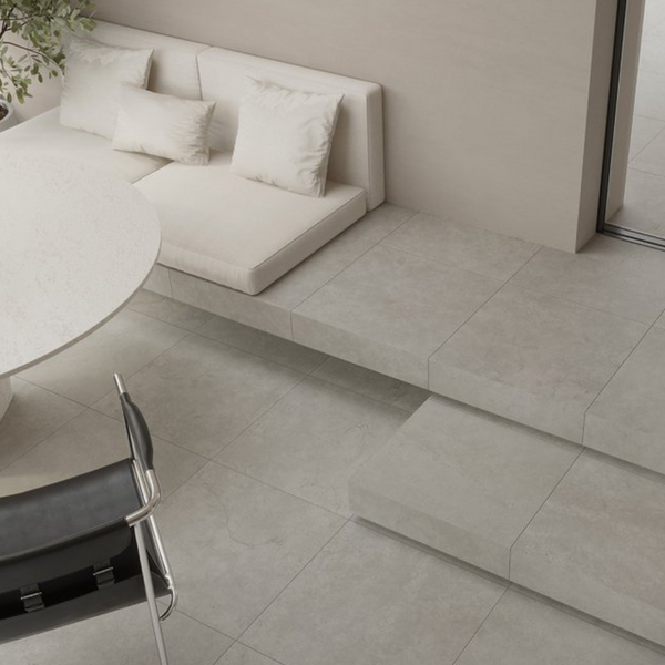 Almeria Travertine Chalk Porcelain - Stone and Tile Projects