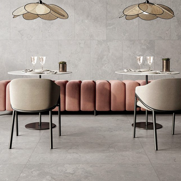 Altara Silver Rectified Porcelain