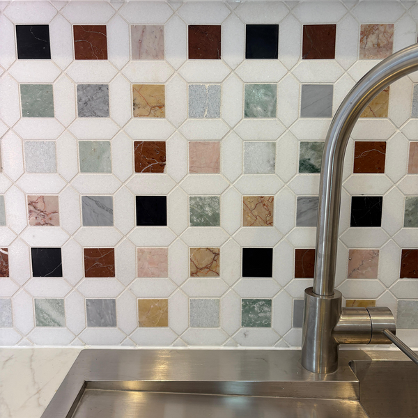 Barcelona Marble Mosaic - Stone and Tile Projects