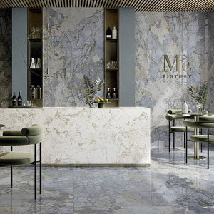 Blue Topaz Italian Porcelain - Stone and Tile Projects