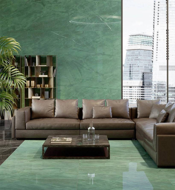 Botanic Green Italian Porcelain - Stone and Tile Projects