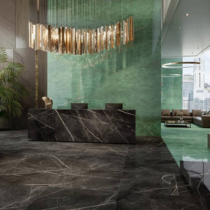 Botanic Green Italian Porcelain - Stone and Tile Projects