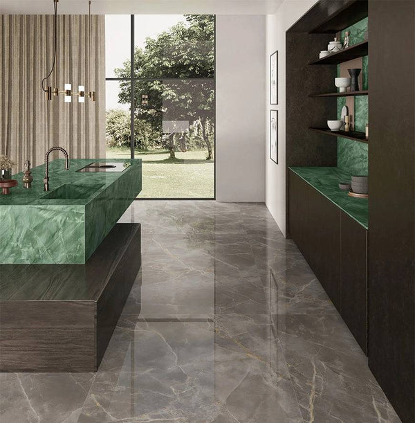 Botanic Green Italian Porcelain - Stone and Tile Projects