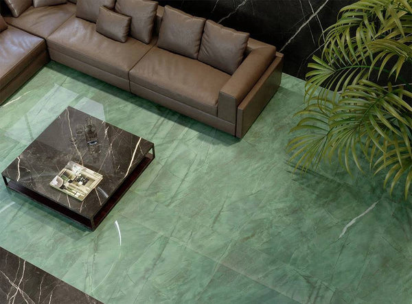 Botanic Green Italian Porcelain - Stone and Tile Projects