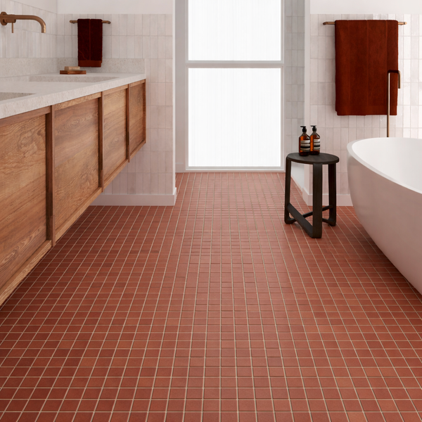 Cagliari Terracotta Fusion Full Bodied Porcelain Mosaic