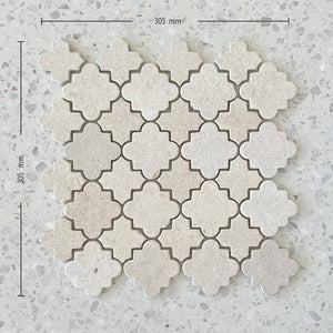 White Sand Alhambra Mosaic - Stone and Tile Projects