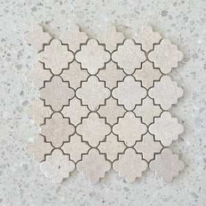 White Sand Alhambra Mosaic - Stone and Tile Projects
