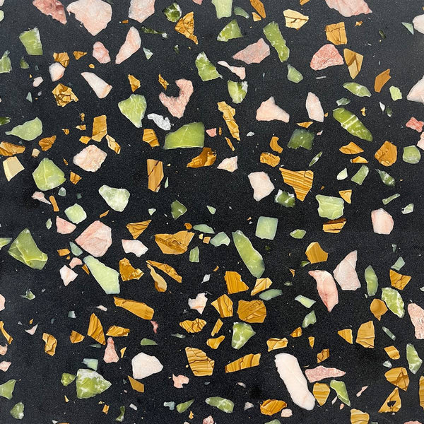 Carbon Clay Coarse Grain Terrazzo STP-26 - Stone and Tile Projects