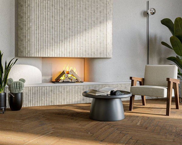 Chiaro Concave Travertine Mosaic - Stone and Tile Projects