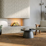 Chiaro Concave Travertine Mosaic