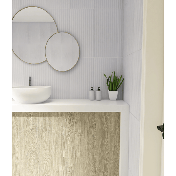Cleo Linear Decor Ceramic - Stone and Tile Projects