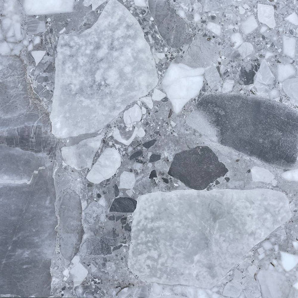 Conglomerate Grey Porcelain - Stone and Tile Projects