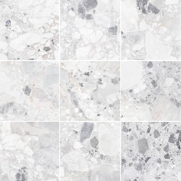 Conglomerate Pearl Porcelain - Stone and Tile Projects