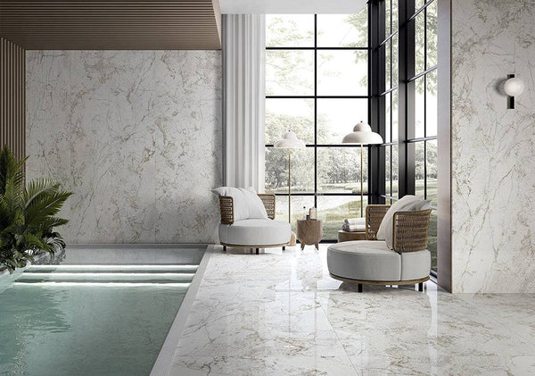 Gem Howlite Italian Porcelain - Stone and Tile Projects