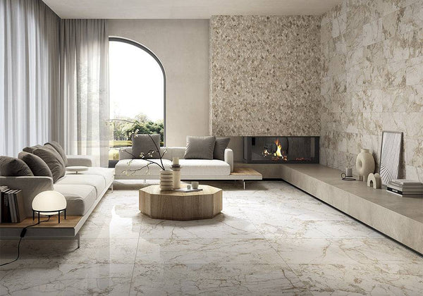 Gem Howlite Italian Porcelain - Stone and Tile Projects