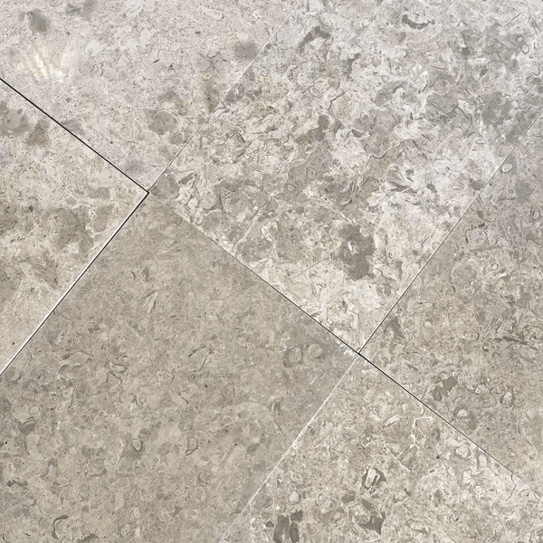 Grigio Fossil Honed Limestone - Stone and Tile Projects