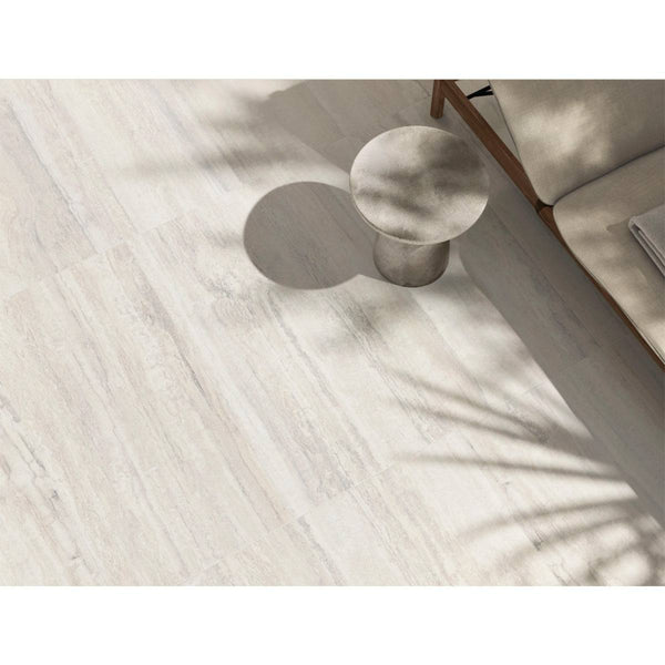 Calico Ivory Travertine Veincut Porcelain - Stone and Tile Projects