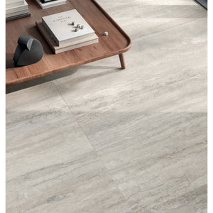 Calico Pearl Travertine Veincut Porcelain - Stone and Tile Projects