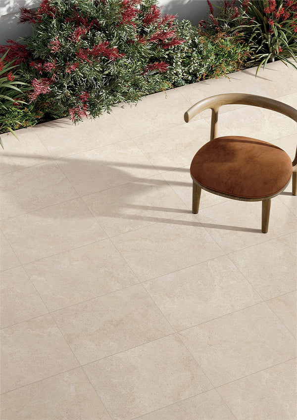 Kashan Limestone Bone Porcelain - Stone and Tile Projects