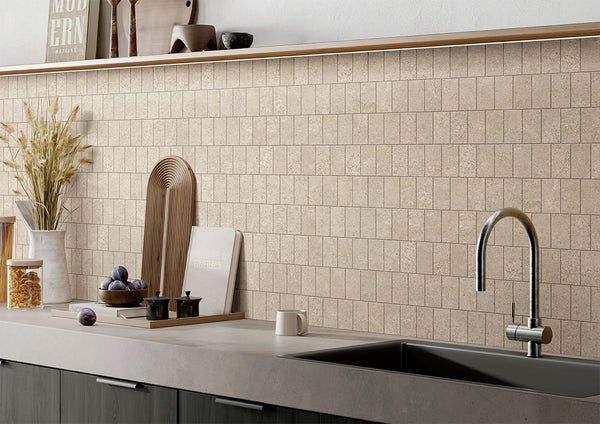 Kashan Limestone Clay Porcelain - Stone and Tile Projects