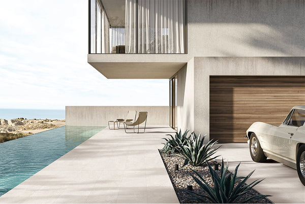 Kashan Limestone Gypsum Porcelain - Stone and Tile Projects