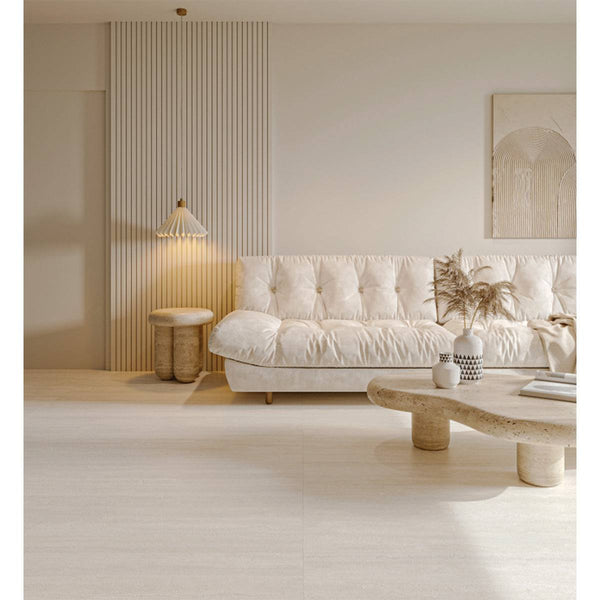 La Spezia Bianco Travertine Veincut Porcelain - Stone and Tile Projects