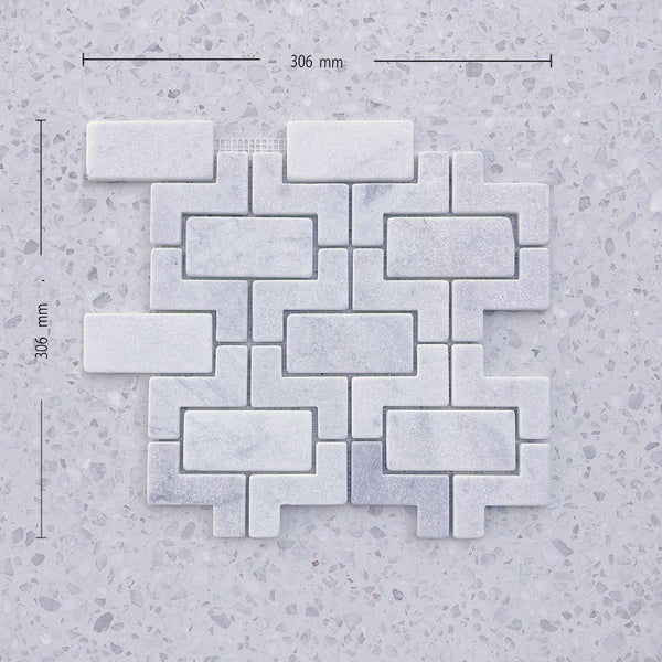 Moorish Carrara Mosaic - Stone and Tile Projects