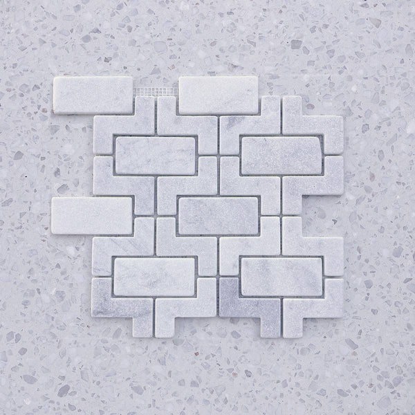 Moorish Carrara Mosaic - Stone and Tile Projects
