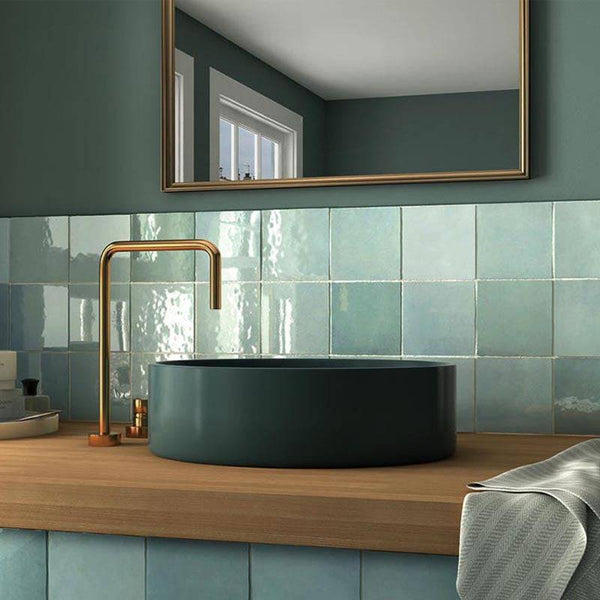 Moroccan Verde Mix Ceramic - Stone and Tile Projects