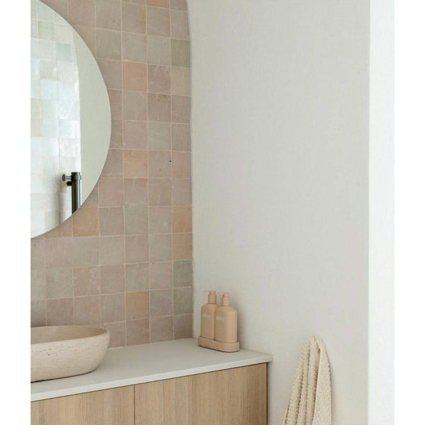 Morocco Rose Handmade Zellige 100x100 - Stone and Tile Projects