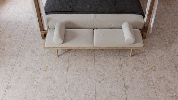 Navarre Almond Terrazzo Porcelain - Stone and Tile Projects