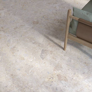 Navarre Bianco Terrazzo Porcelain - Stone and Tile Projects