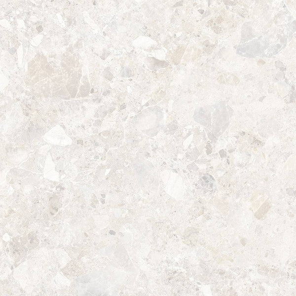 Navarre Bianco Terrazzo Porcelain - Stone and Tile Projects