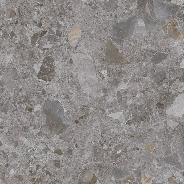 Navarre Grey Terrazzo Porcelain - Stone and Tile Projects