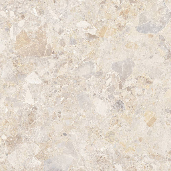 Navarre Ivory Terrazzo Porcelain - Stone and Tile Projects