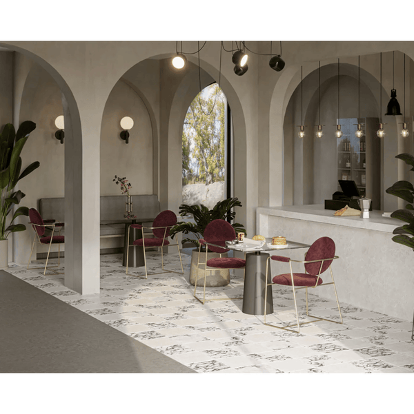 Nebula Checkerboard Tumbled Marble - Stone and Tile Projects