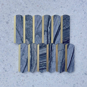 Arco Oro Jurassic Marble Mosaic - Stone and Tile Projects