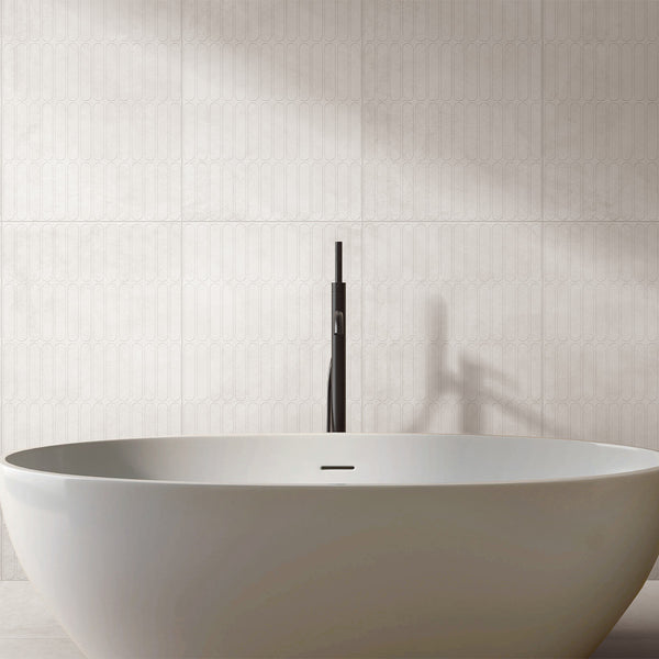 Palma Bianco Venetian Plaster Porcelain