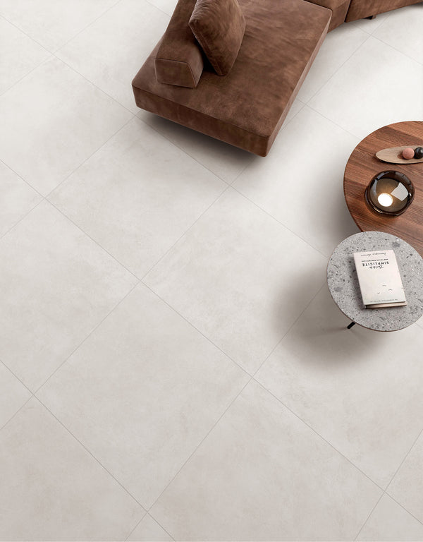 Palma Bianco Venetian Plaster Porcelain