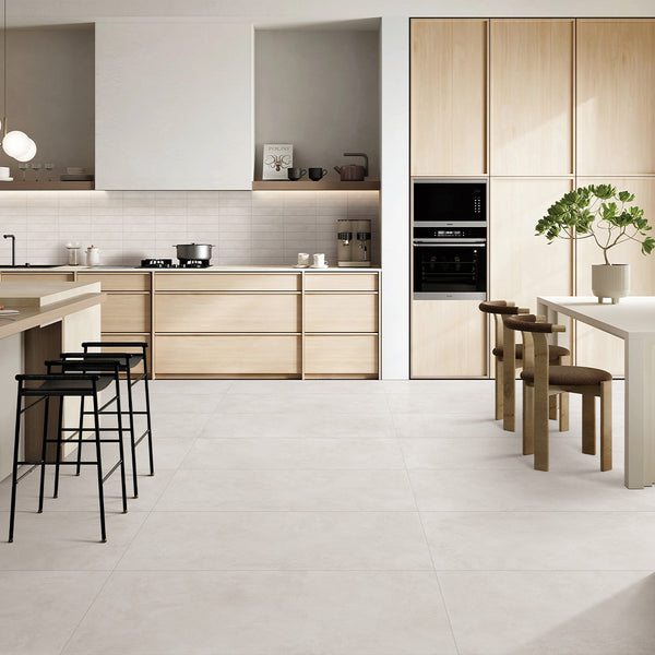 Palma Bianco Venetian Plaster Porcelain