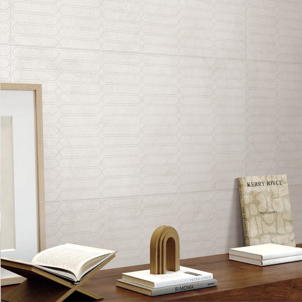 Palma Bianco Venetian Plaster Porcelain