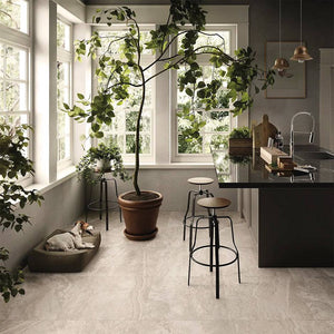 Pescara Travertine Bone Italian Porcelain - Stone and Tile Projects