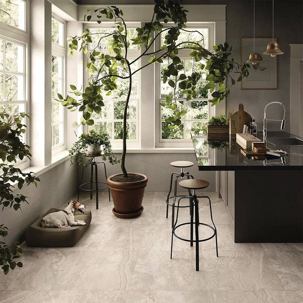 Pescara Travertine Bone Italian Porcelain - Stone and Tile Projects