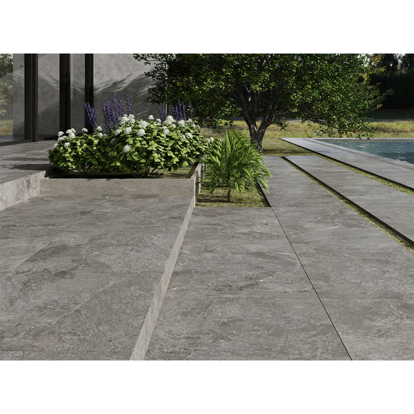 Rhyven Light Grey Limestone Porcelain