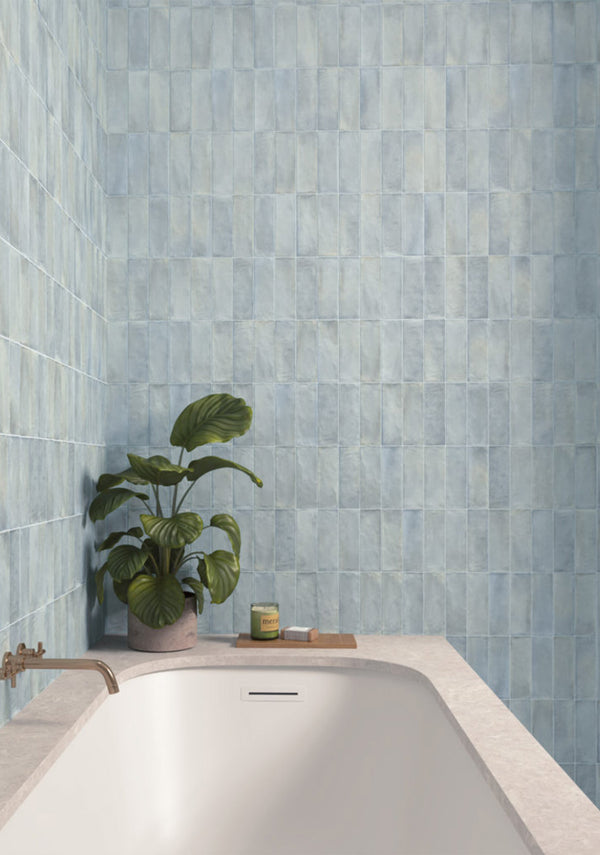 Safi Blue Spanish Ceramic - Stone and Tile Projects