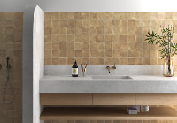Safi Cinnamon Spanish Ceramic - Stone and Tile Projects