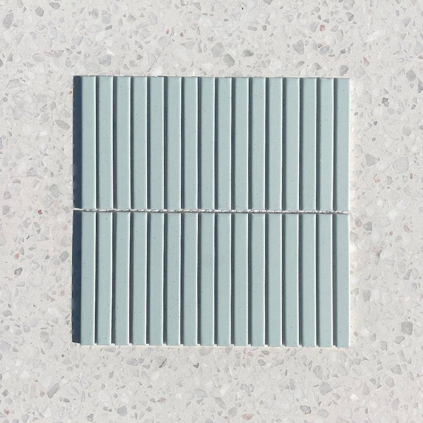 Sakura Aqua Slim Kitkat Mosaic - Stone and Tile Projects